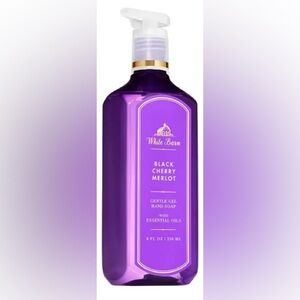 Bath & Body White Barn Black Cherry Merlot Gel Hand Soap 8 FL OZ
